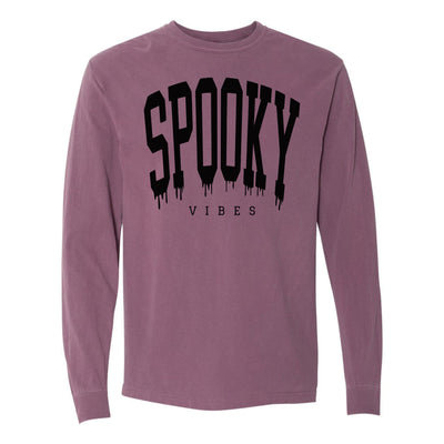 'Spooky Vibes' PUFF Long Sleeve T-Shirt