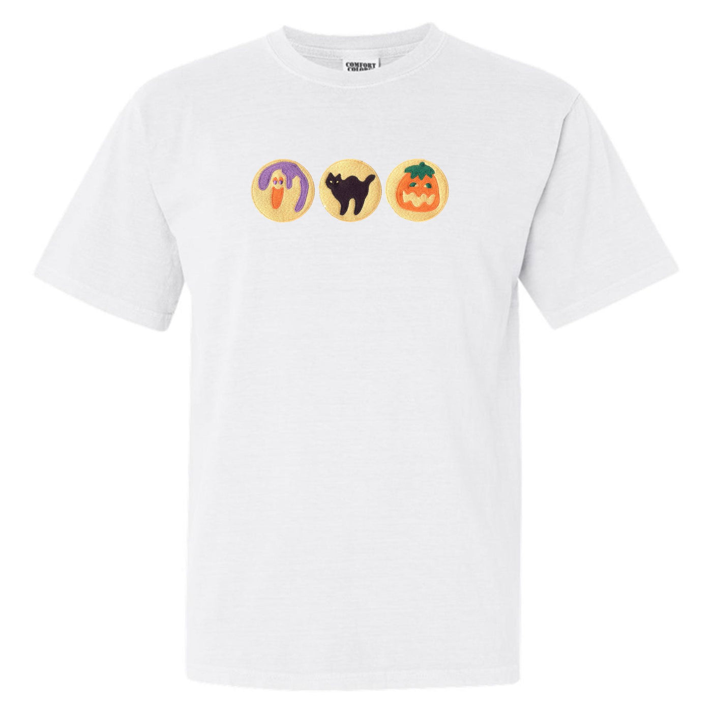 'Halloween Cookies' Embroidered T-Shirt