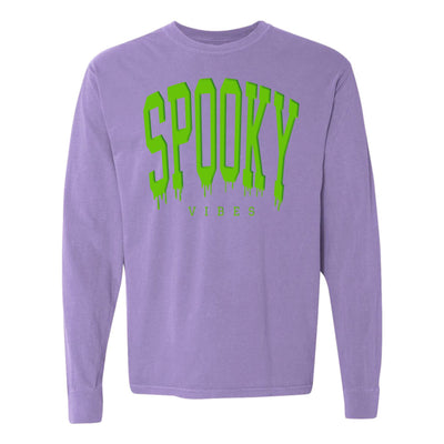'Spooky Vibes' PUFF Long Sleeve T-Shirt