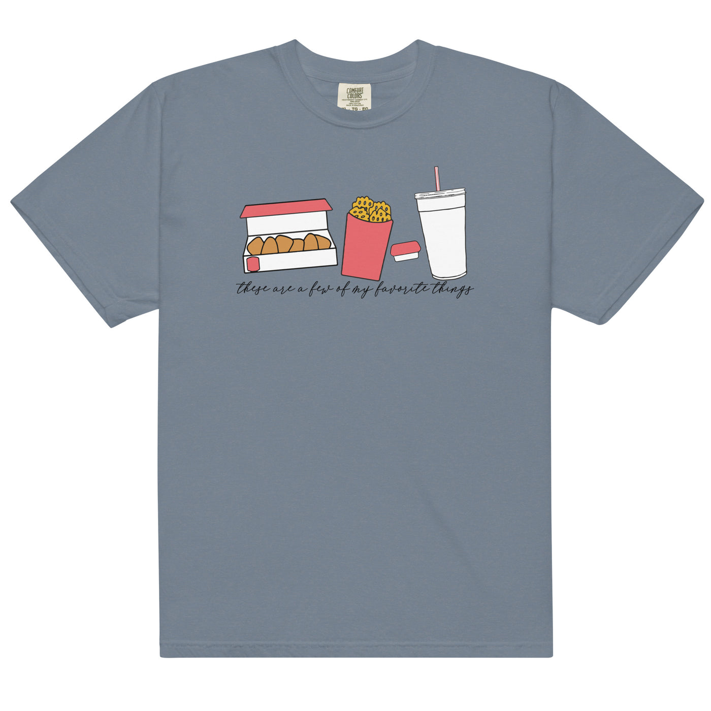 Monogrammed 'Favorite Things' Fast Food T-Shirt