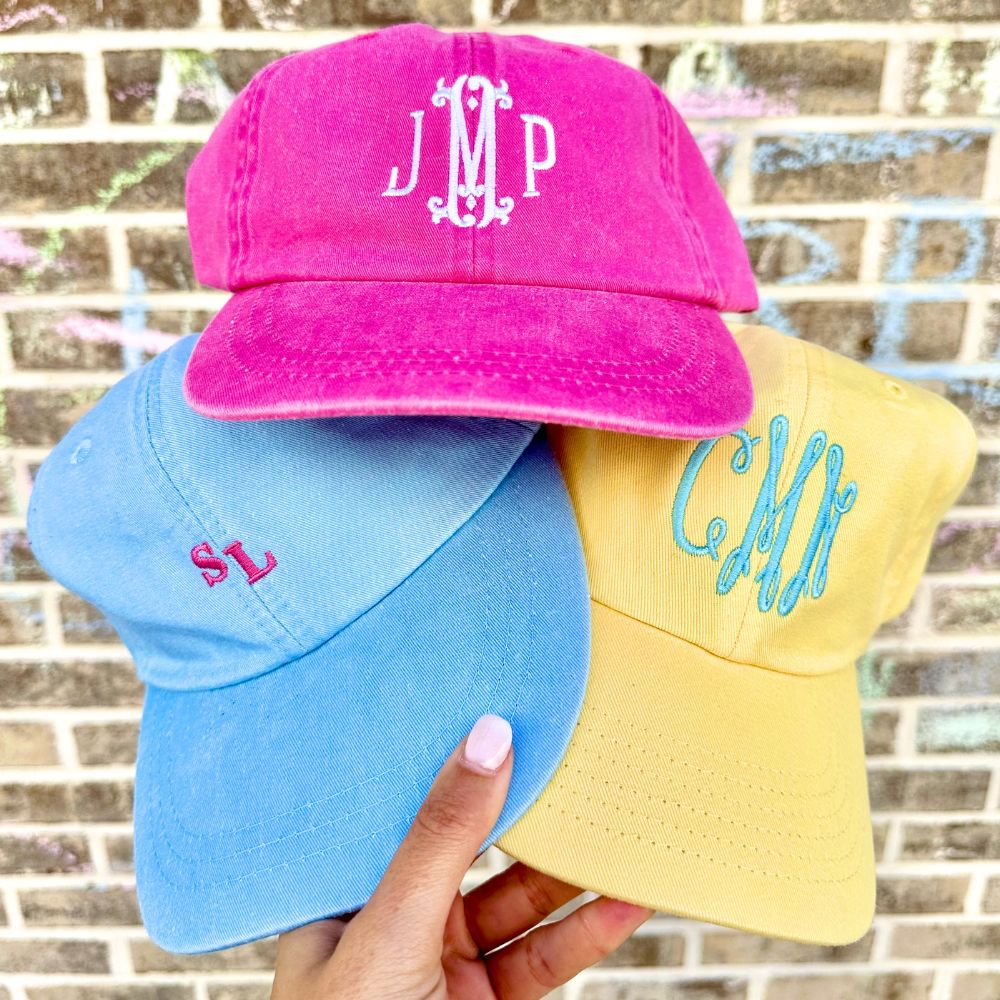 Monogrammed Baseball Hat – United Monograms display picture 1