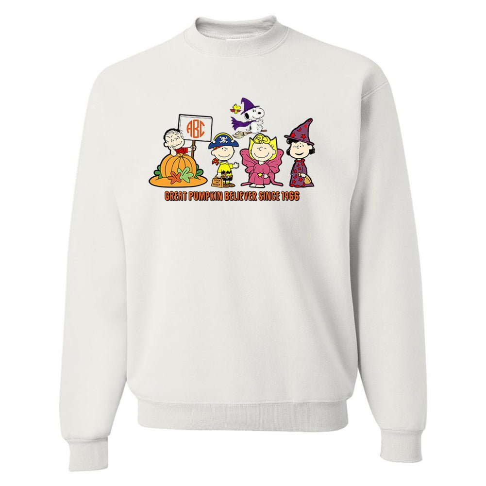 Monogrammed The Great Pumpkin Crewneck Sweatshirt