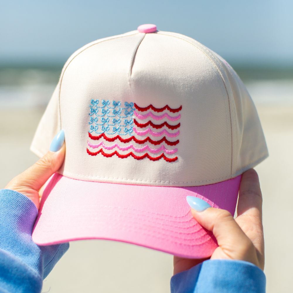 Women\'s Embroidered Baseball Cap Adjustable Soft Breathable Hats Red Blue Flag Women\ main image 3