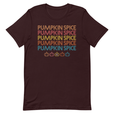 Monogrammed 'Retro Pumpkin Spice' Premium T-Shirt