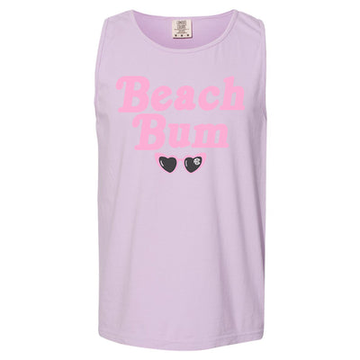 Monogrammed 'Beach Bum' Comfort Colors Tank Top