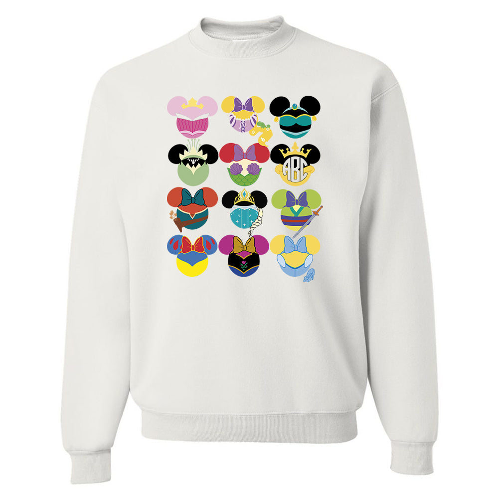 Monogrammed 'Disney Princess' Crewneck Sweatshirt
