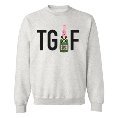 Monogrammed TGIF Crewneck Sweatshirt