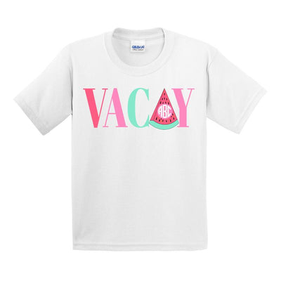 Kids Monogrammed 'Vacay' T-Shirt