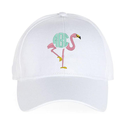 Monogrammed Flamingo Hat