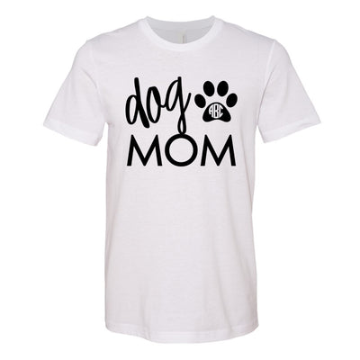 Monogrammed Dog Mom T-Shirt