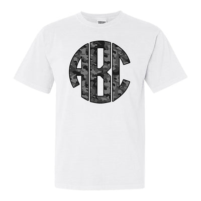 Monogrammed 'Camo' Big Print T-Shirt