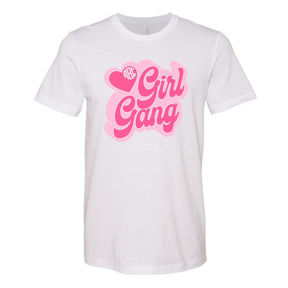 Monogrammed 'Girl Gang' Premium T-Shirt
