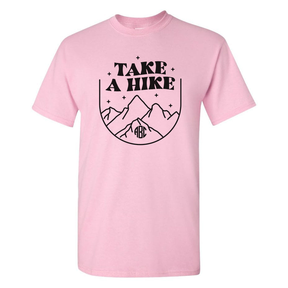 Monogrammed 'Take a Hike' Basic T-Shirt
