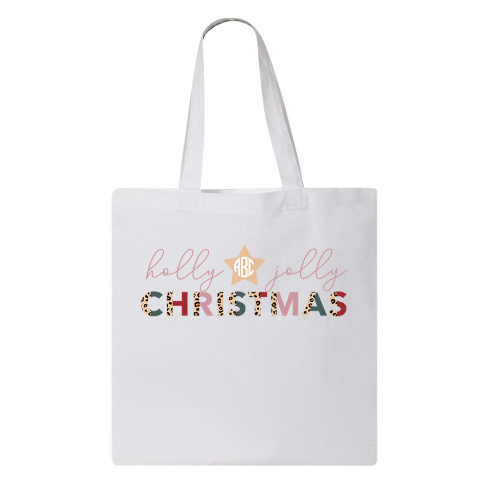 Christmas Holly & Jolly Tote Bag