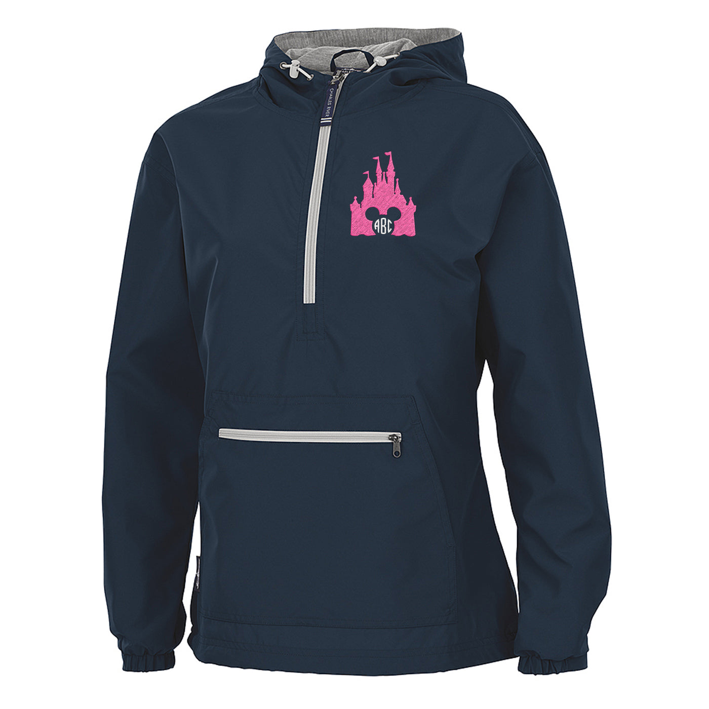 Monogrammed Disney Castle Anorak Rain Jacket
