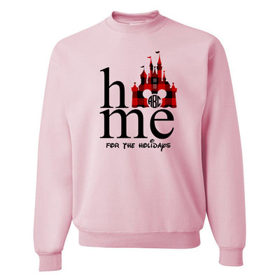 Monogrammed 'Disney Home for the Holidays' Crewneck Sweatshirt