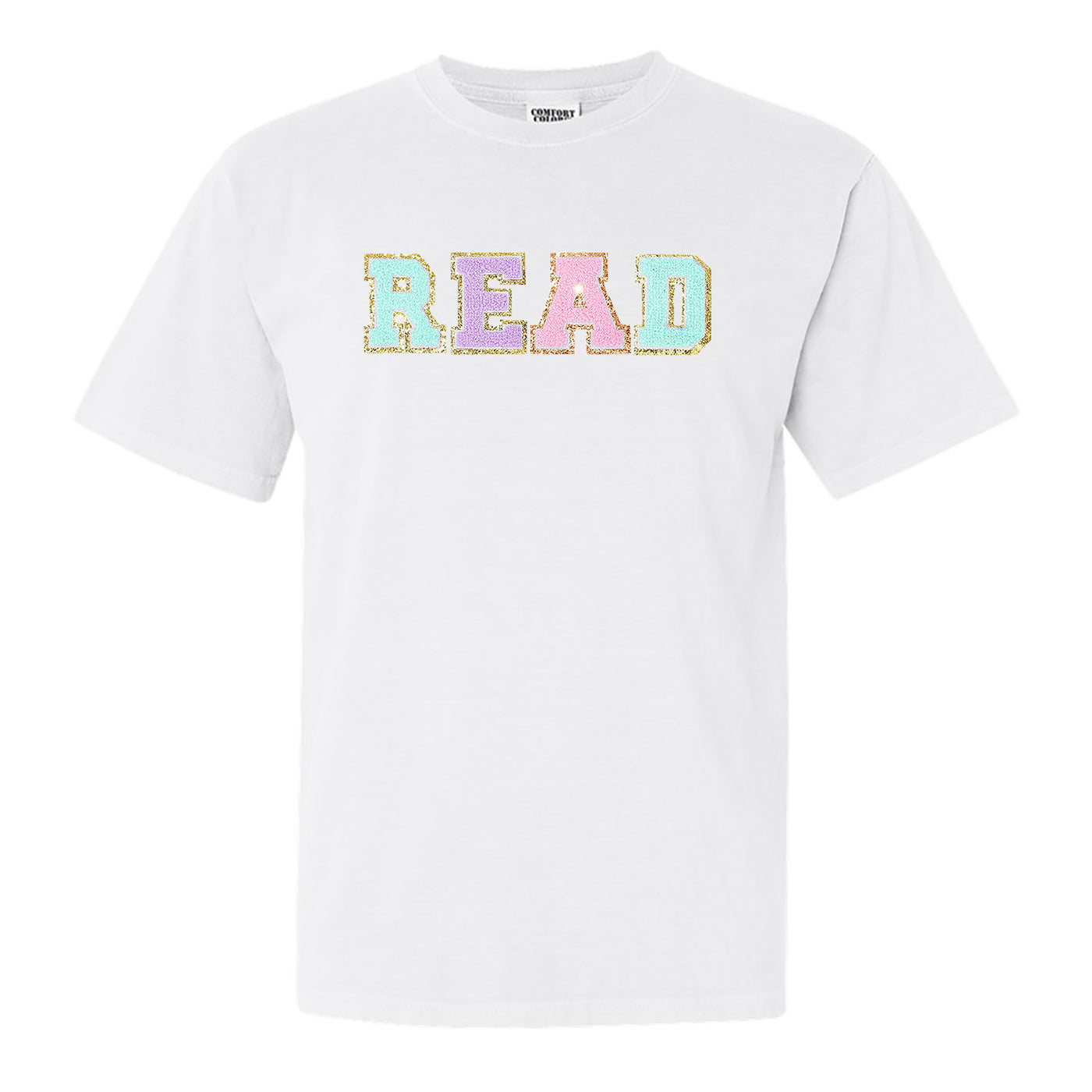 Read Letter Patch Comfort Colors T-Shirt