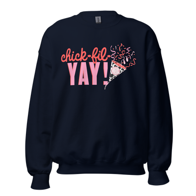Monogrammed 'Chick-fil-YAY' Crewneck Sweatshirt