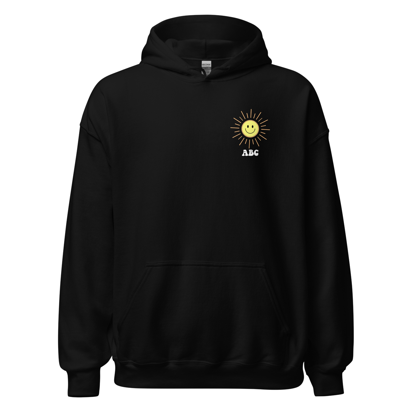 Initialed 'Here Comes The Sun' Front & Back Hoodie