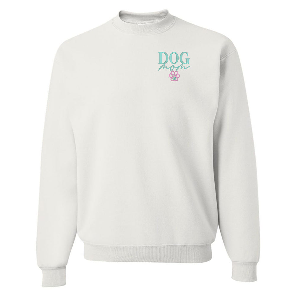 Monogrammed Dog Mom Crewneck Sweatshirt