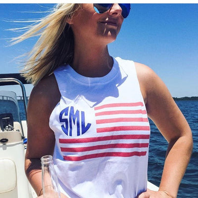 Be Red, White & MONOGRAMMED This 4th Of July!