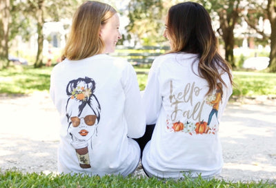 Personalized Front & Back Comfort Colors Monograms- Our Newest Innovation!