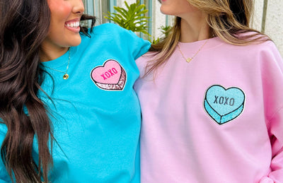 Valentine's Day Letter Patches