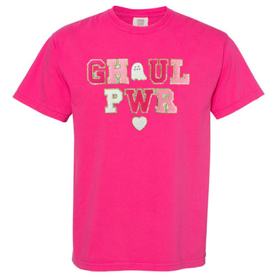 'Ghoul Pwr' Letter Patch Comfort Colors T-Shirt