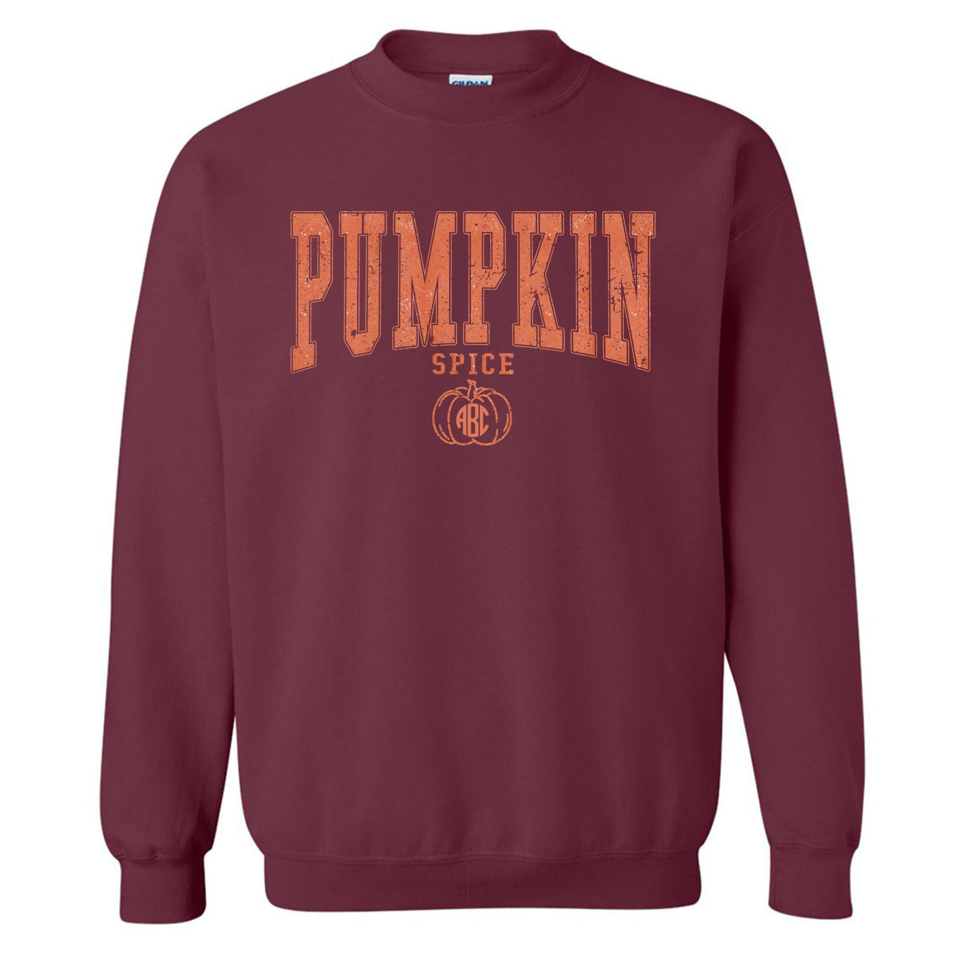 Monogrammed 'Pumpkin Spice Varsity' Crewneck Sweatshirt