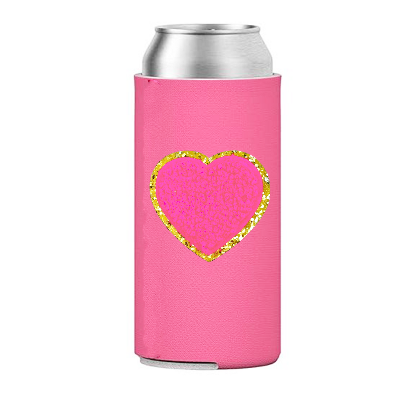 Letter Patch Icon Slim Can Koozie