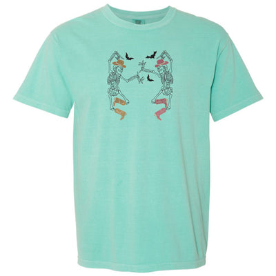 'Skeleton Cowgirls' Embroidered T-Shirt