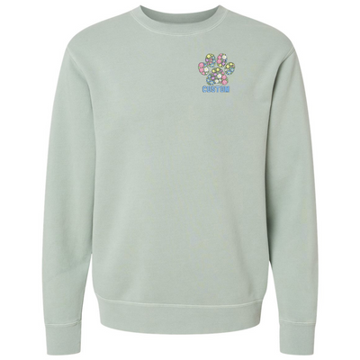 Make It Yours™ 'Floral Paw Print' Cozy Crew