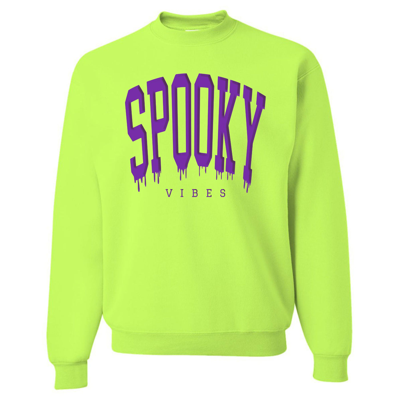 'Spooky Vibes' PUFF Crewneck Sweatshirt