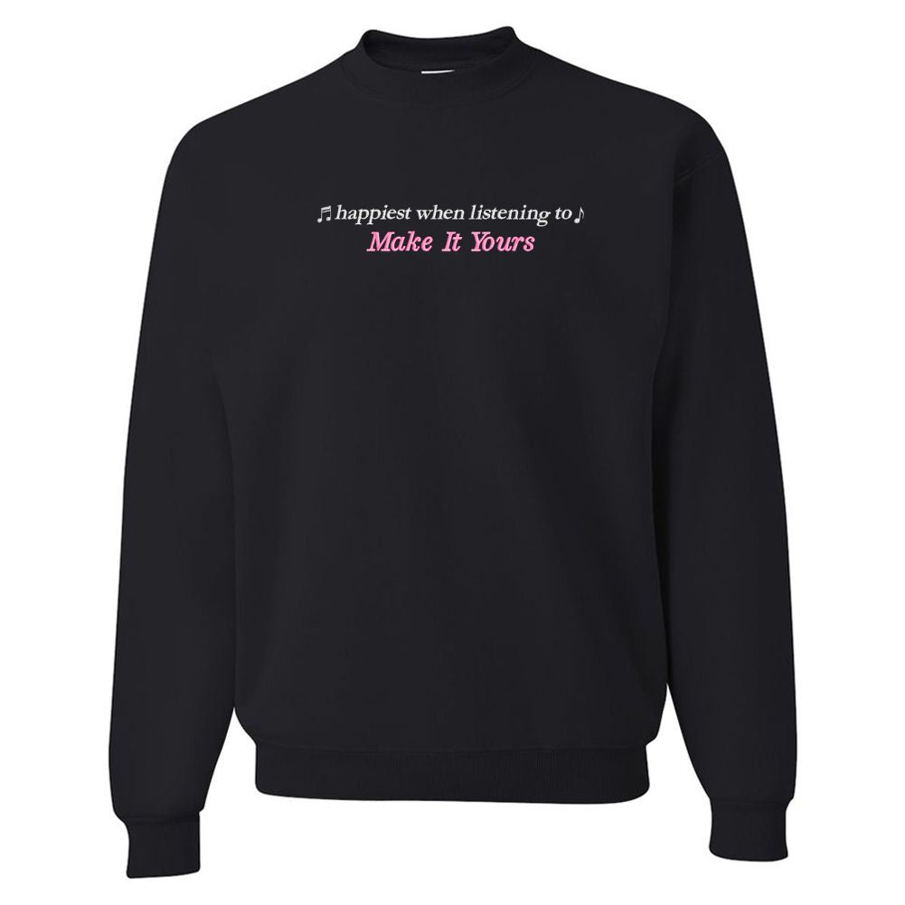 'Spooky Vibes' Puff Crewneck Sweatshirt