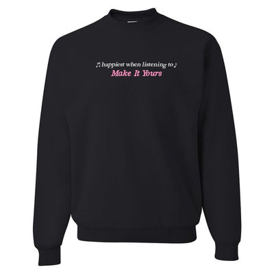 'Spooky Vibes' Puff Crewneck Sweatshirt
