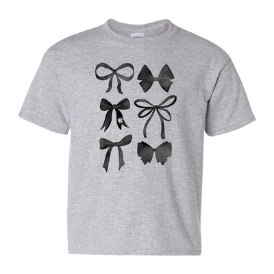 Kids Monogrammed 'Watercolor Bows' T-Shirt