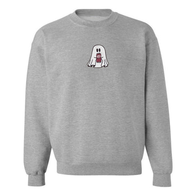 'Dr. Pepper Ghost' Embroidered Crewneck Sweatshirt