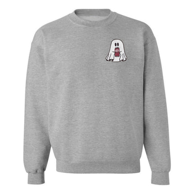'Dr. Pepper Ghost' Embroidered Crewneck Sweatshirt