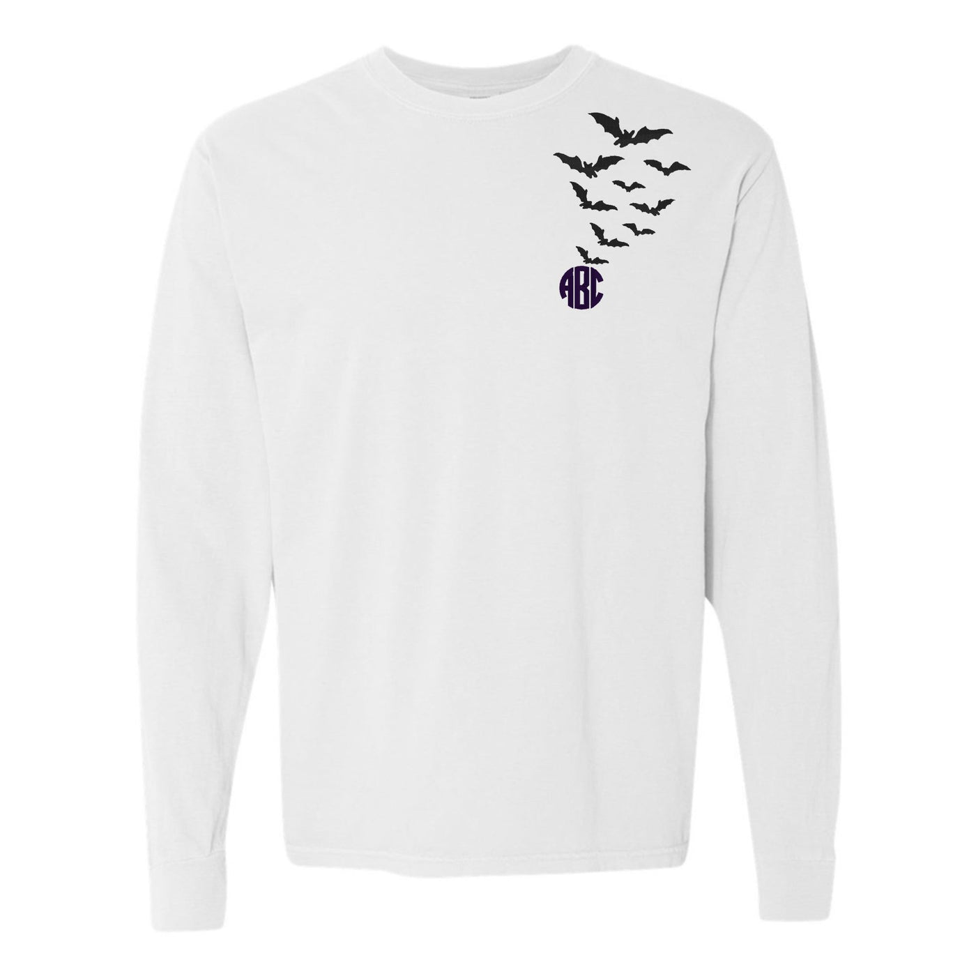 Monogrammed 'Bats' Long Sleeve T-Shirt