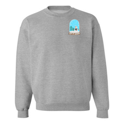 Monogrammed Snowglobe Crewneck Sweatshirt