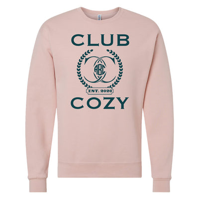 Monogrammed 'Club Cozy' Crewneck Sweatshirt
