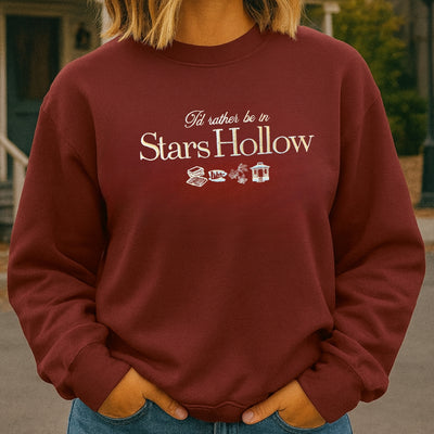 'Stars Hallow' Embroidered Gilmore Girls Sweatshirt