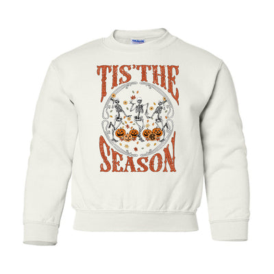 Kids Monogrammed 'Tis The Season Skeletons' Crewneck Sweatshirt