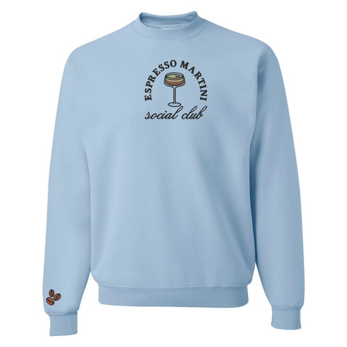 'Espresso Martini Social Club' Crewneck Sweatshirt