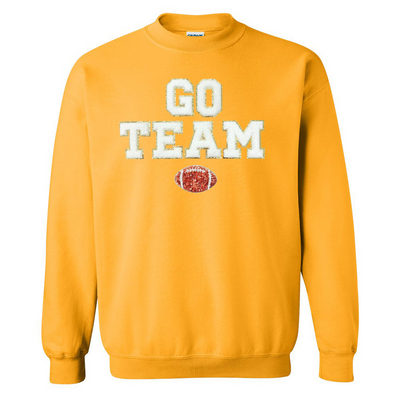 Football 'Game Day' Letter Patch Long Sleeve T-Shirt