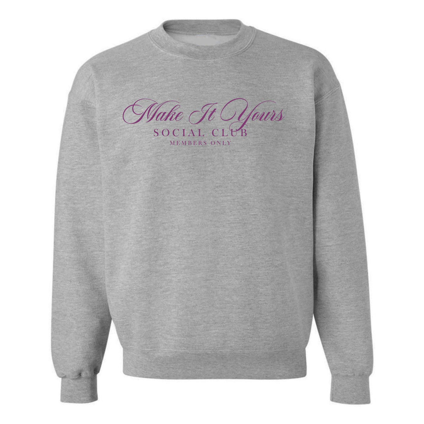 Make It Yours™ 'Social Club' Crewneck Sweatshirt