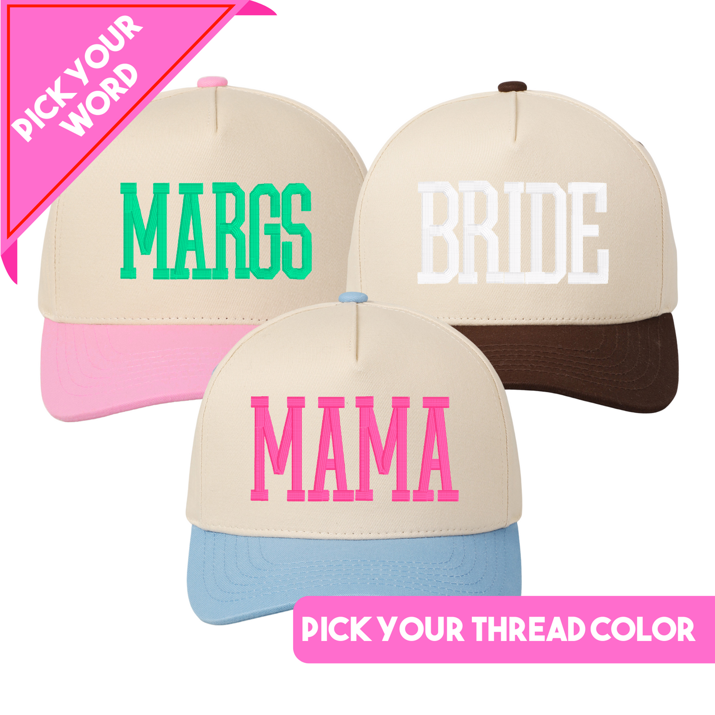 3D Embroidery Trucker Hat