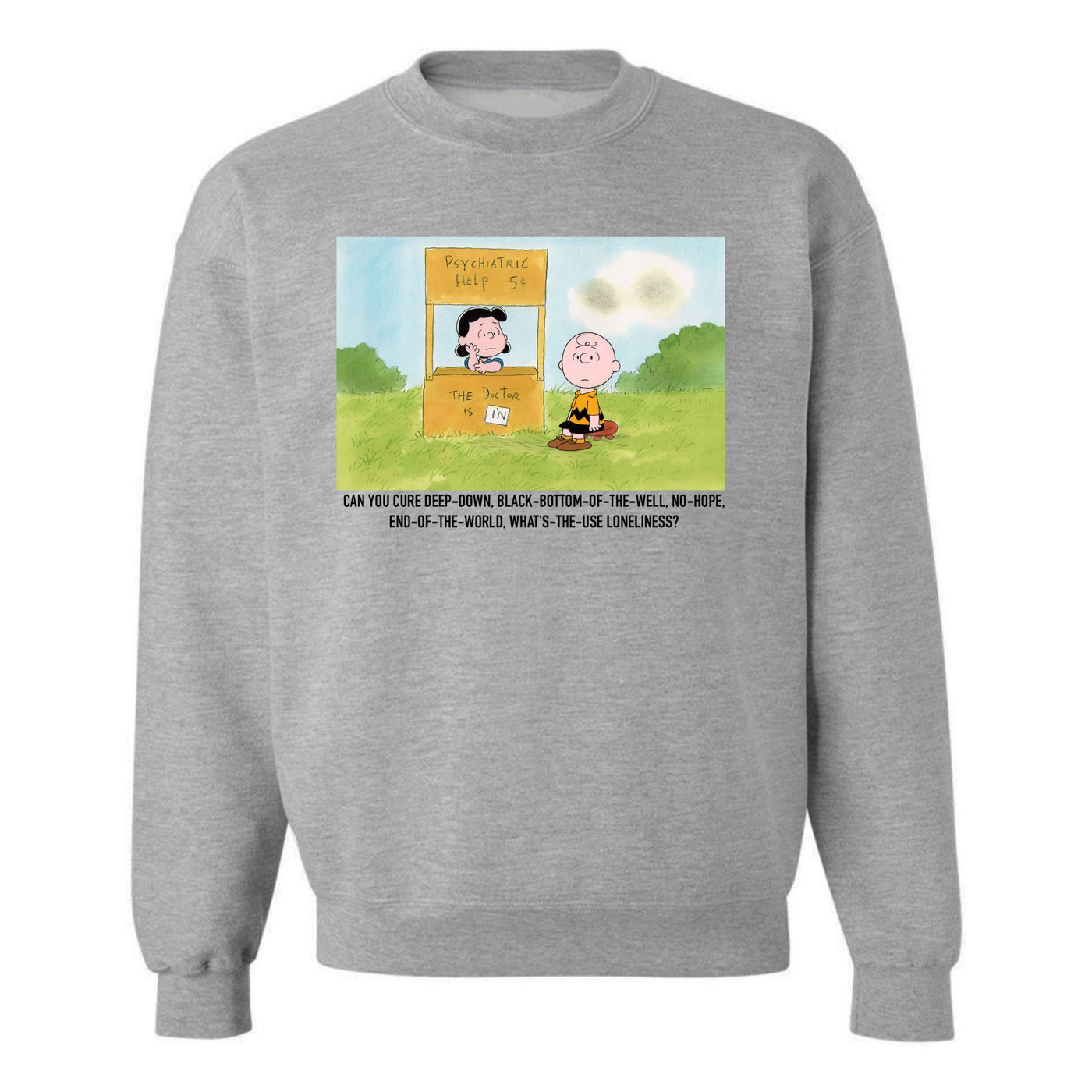 'Charlie Brown Loneliness' Crewneck Sweatshirt