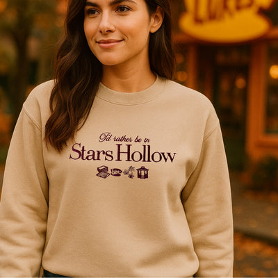 'Stars Hallow' Embroidered Gilmore Girls Sweatshirt
