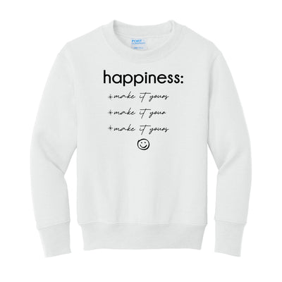 Kids Make It Yours™ 'Happiness Checklist' Crewneck Sweatshirt